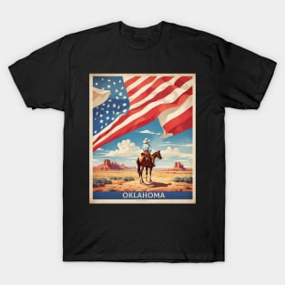 Oklahoma United States of America Tourism Vintage Poster T-Shirt